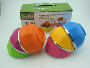 炫彩塑钢双层碗 实用与美观的完美结合