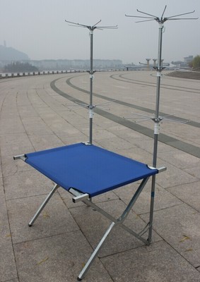 临海市金苹果塑钢制品厂新品解析 多功能折叠饰品展示架，赋能夜市地摊经济